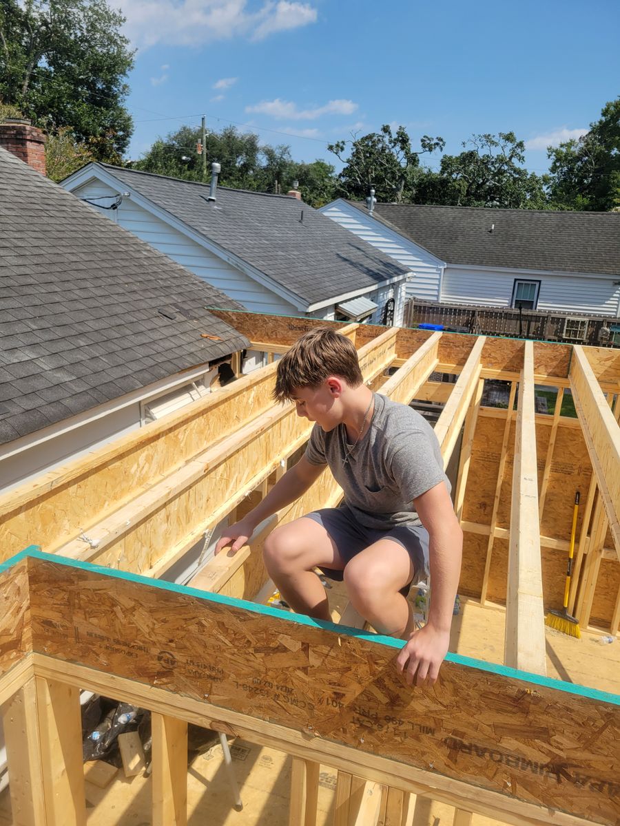 Framing for GVL Renovations in Greenville, SC