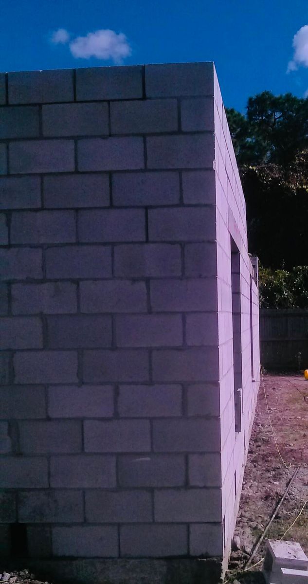 Masonry for MJG Structural LLC in Brevard County, FL