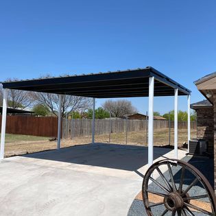 Carports for CHR Unlimited LLC in San Angelo, Texas