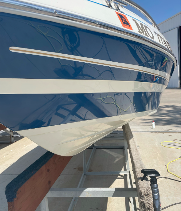 Marine Oxidation Restoration and Buffing for Detail On Demand in Branson West, MO