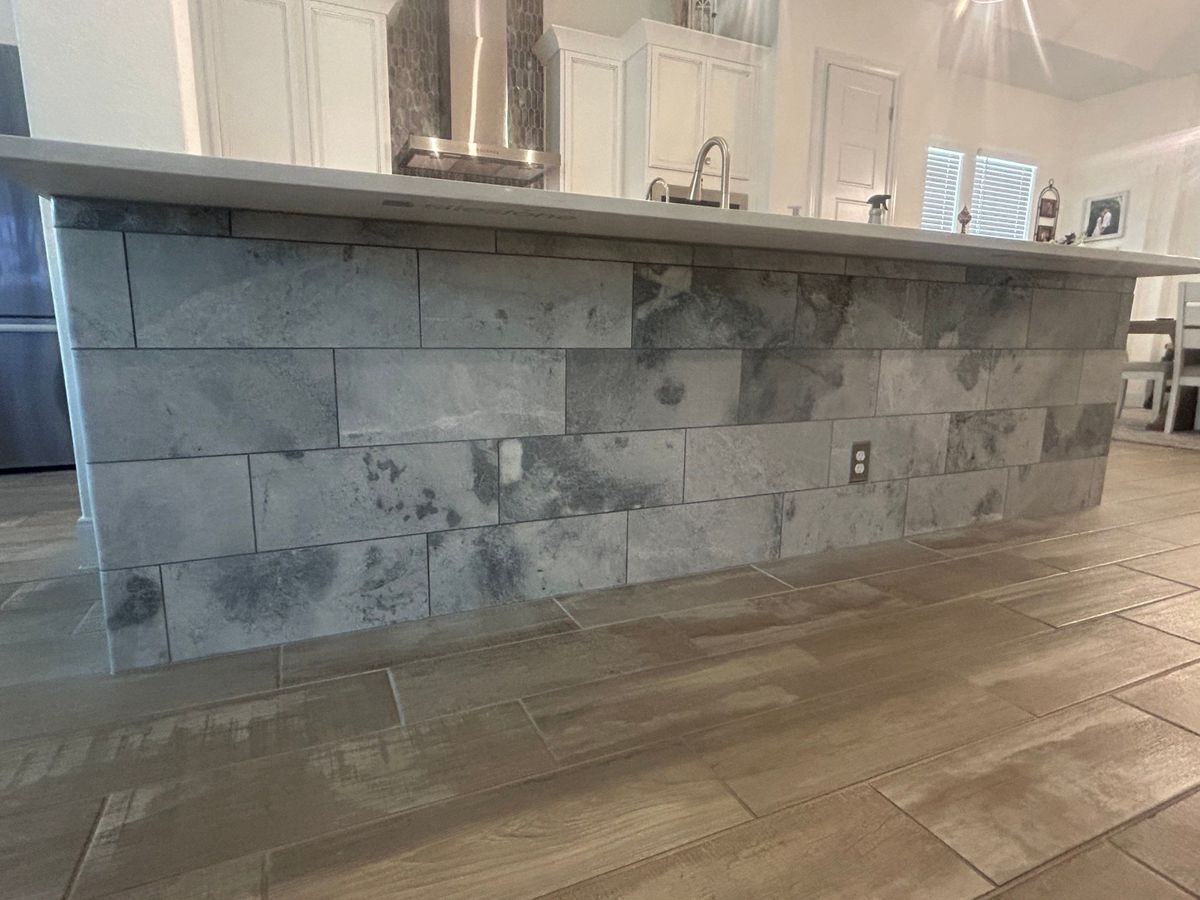 Kitchen for Guadalupe Tile Company in New Braunfels, TX