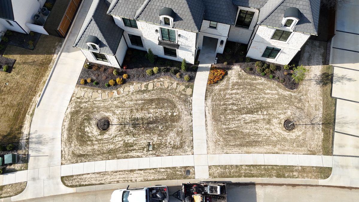 Leveling for North Texas Groundscaping in Frisco, TX