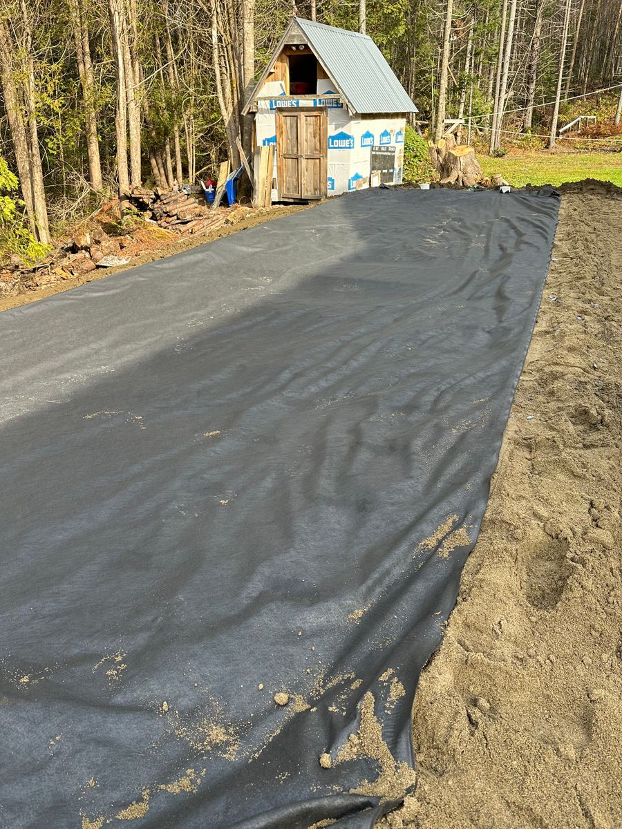 Excavating & Grading for Nick's Landscaping & Firewood in Sutton , VT