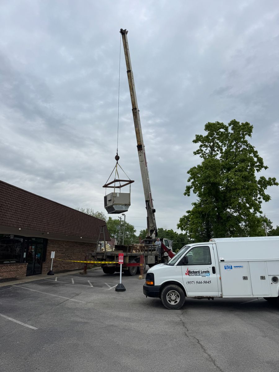 Installation of HVAC Systems for Richard Lewis HVAC in West Union, OH