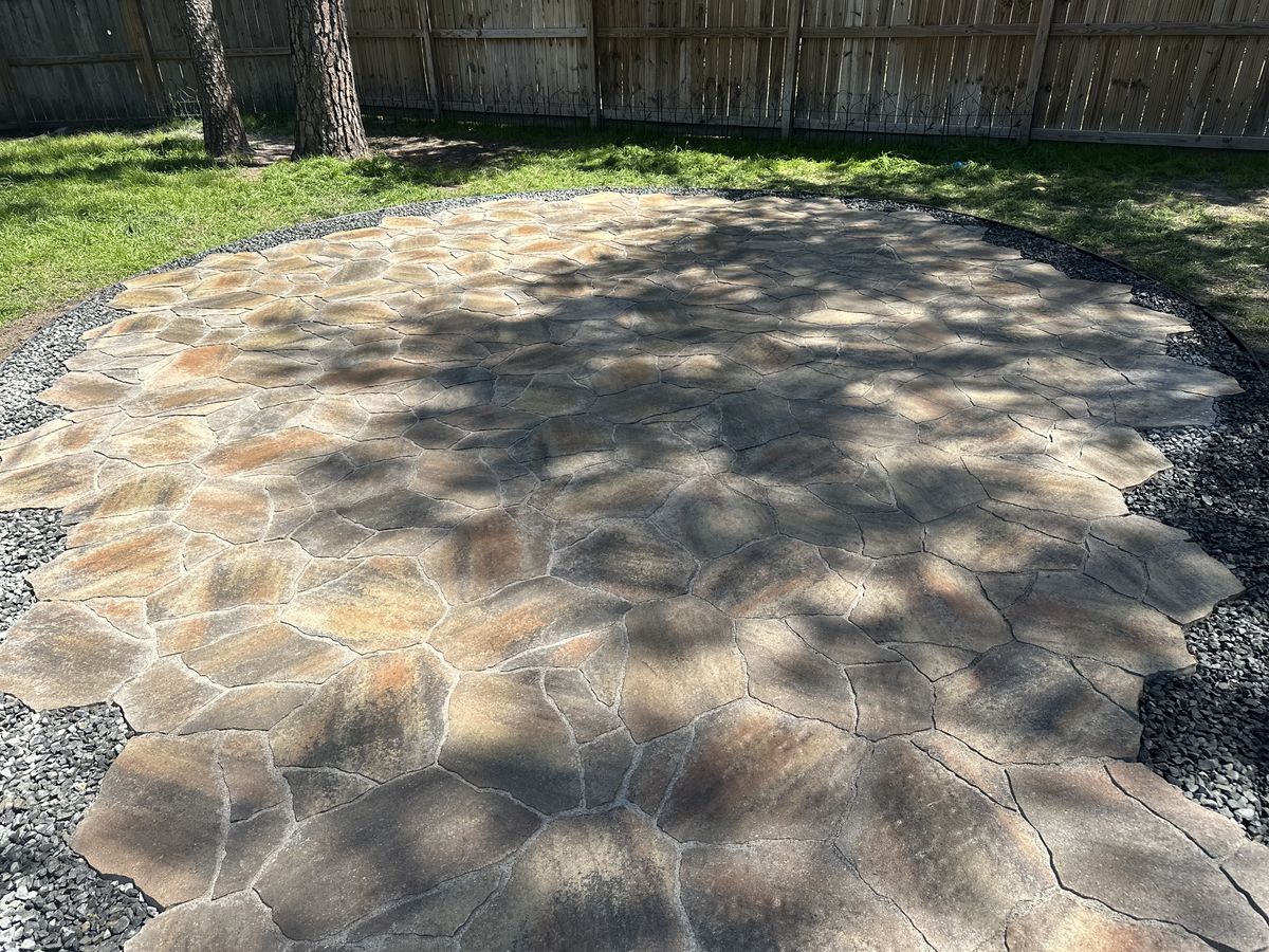 Hardscaping for Atlas Land Design in Creekside Park, TX