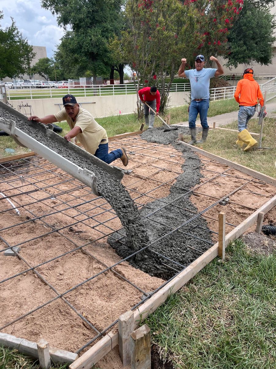 Concrete Foundation Installation for BMX Concrete in Bastrop, TX