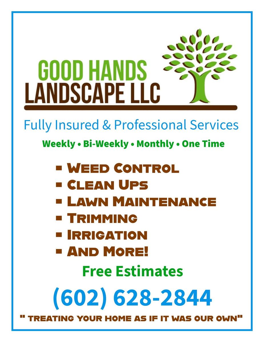 Irrigation for Good Hands Landscape in Maricopa, AZ