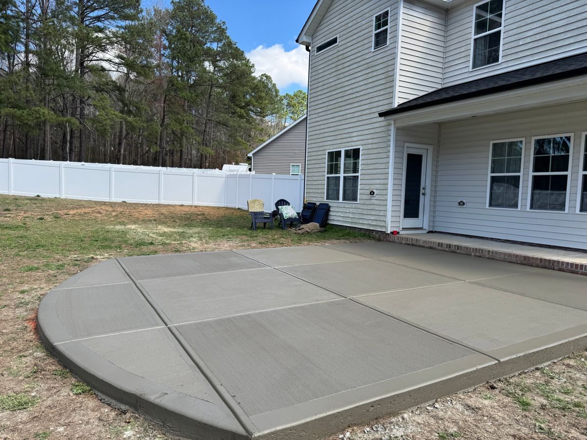 Patios for Jose's Concrete in Sanford, NC