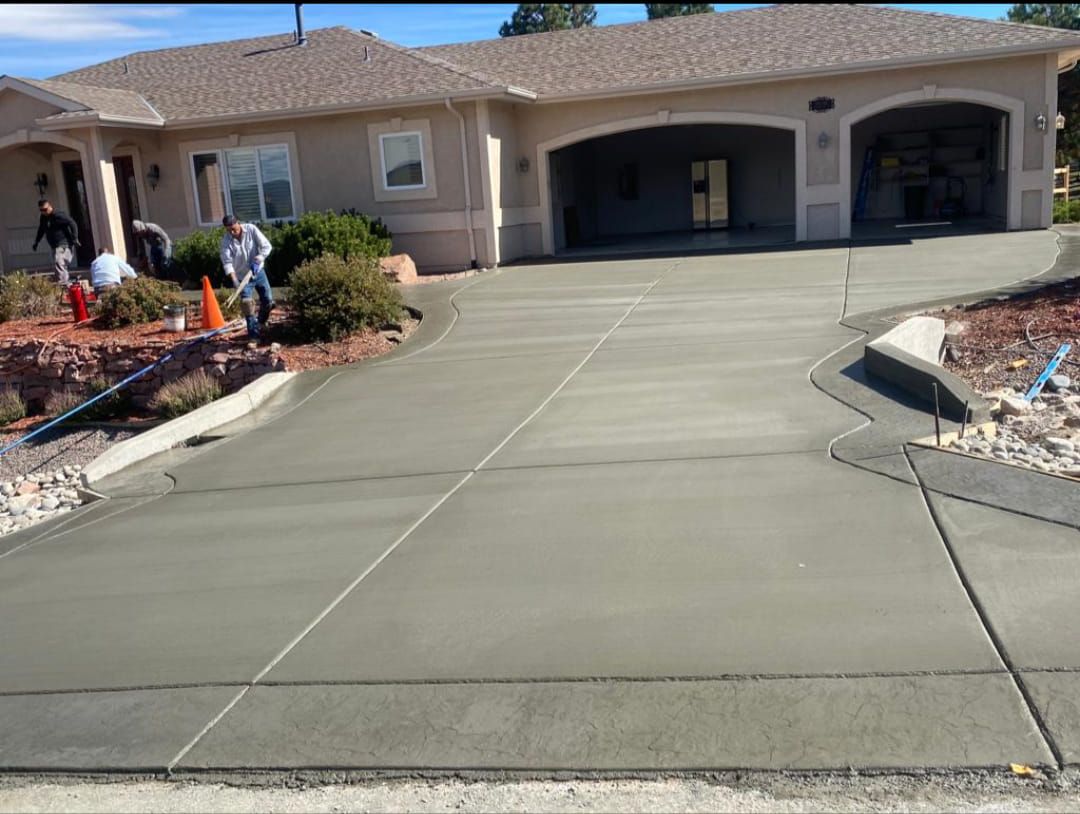 Driveway Construction for J and Son Colorado Concrete in Colorado Springs, CO
