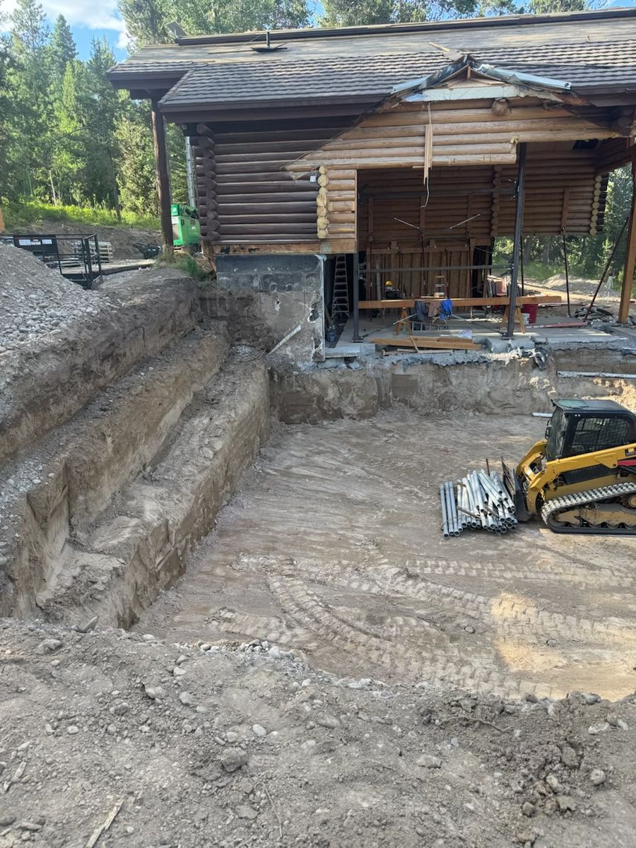 Wall Construction for Hansen Earth Works in Jackson, WY