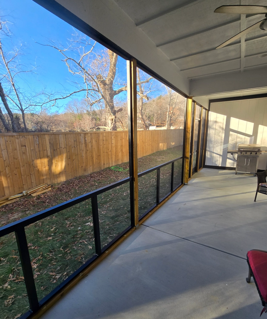 Screen Rooms for C4 TrueVision Renovations in Asheville, NC