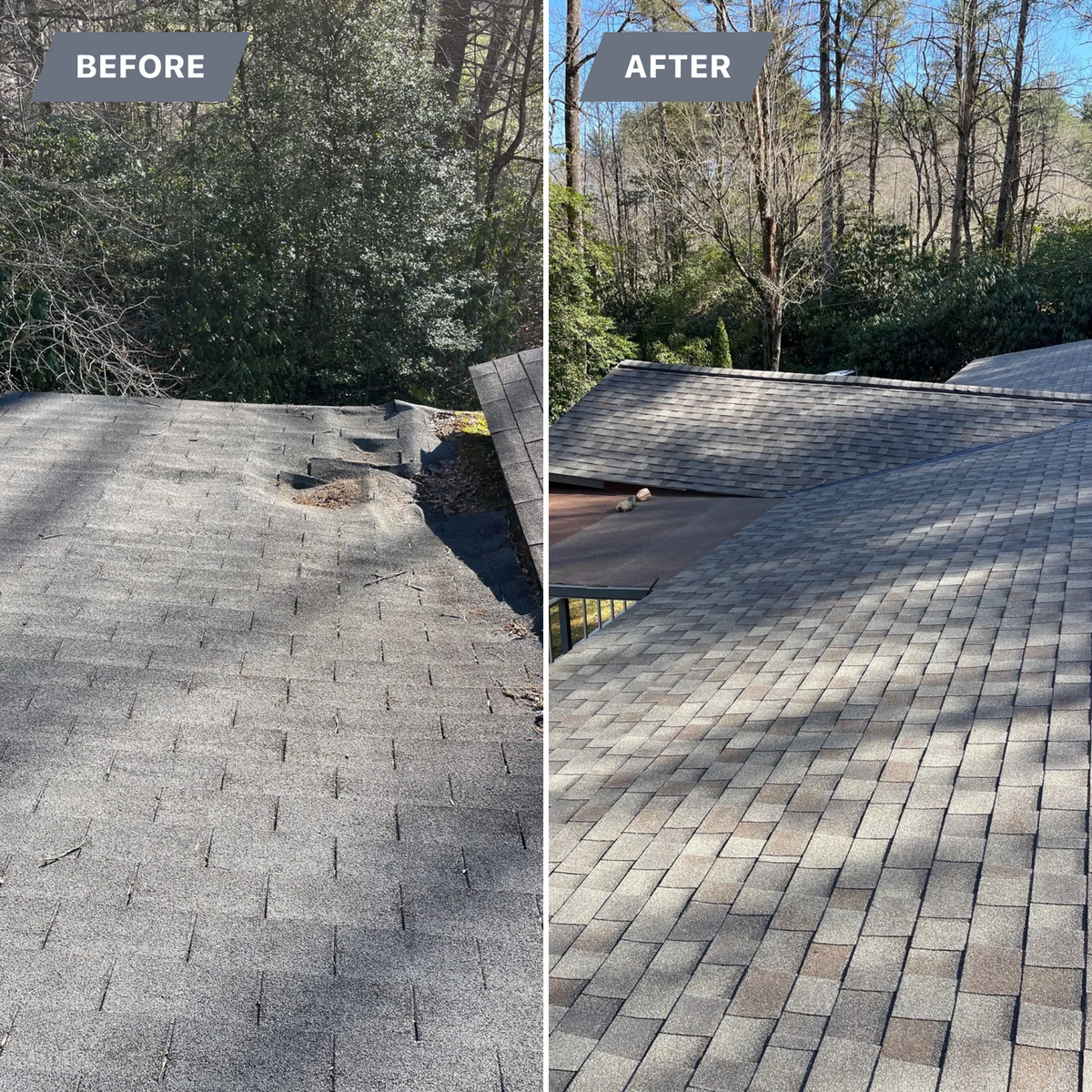 Roofing Replacement for RJ Roofing of WNC in Brevard, NC