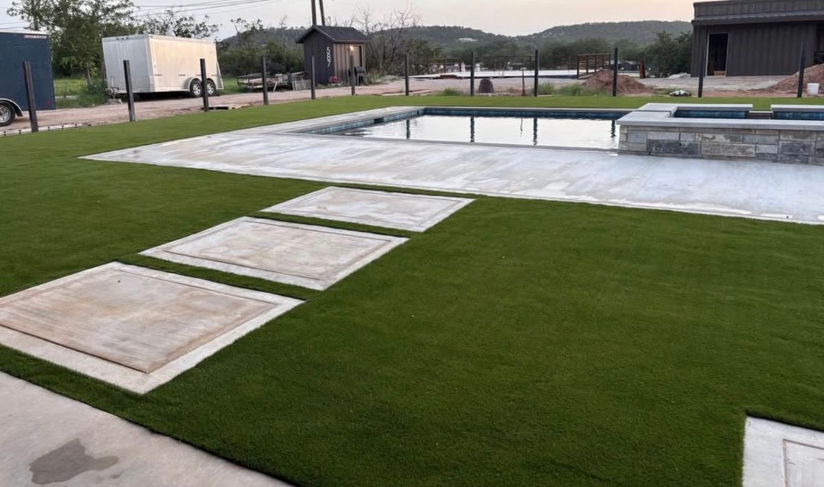 Turf Installation for Creative Edge Co. in San Antonio, TX