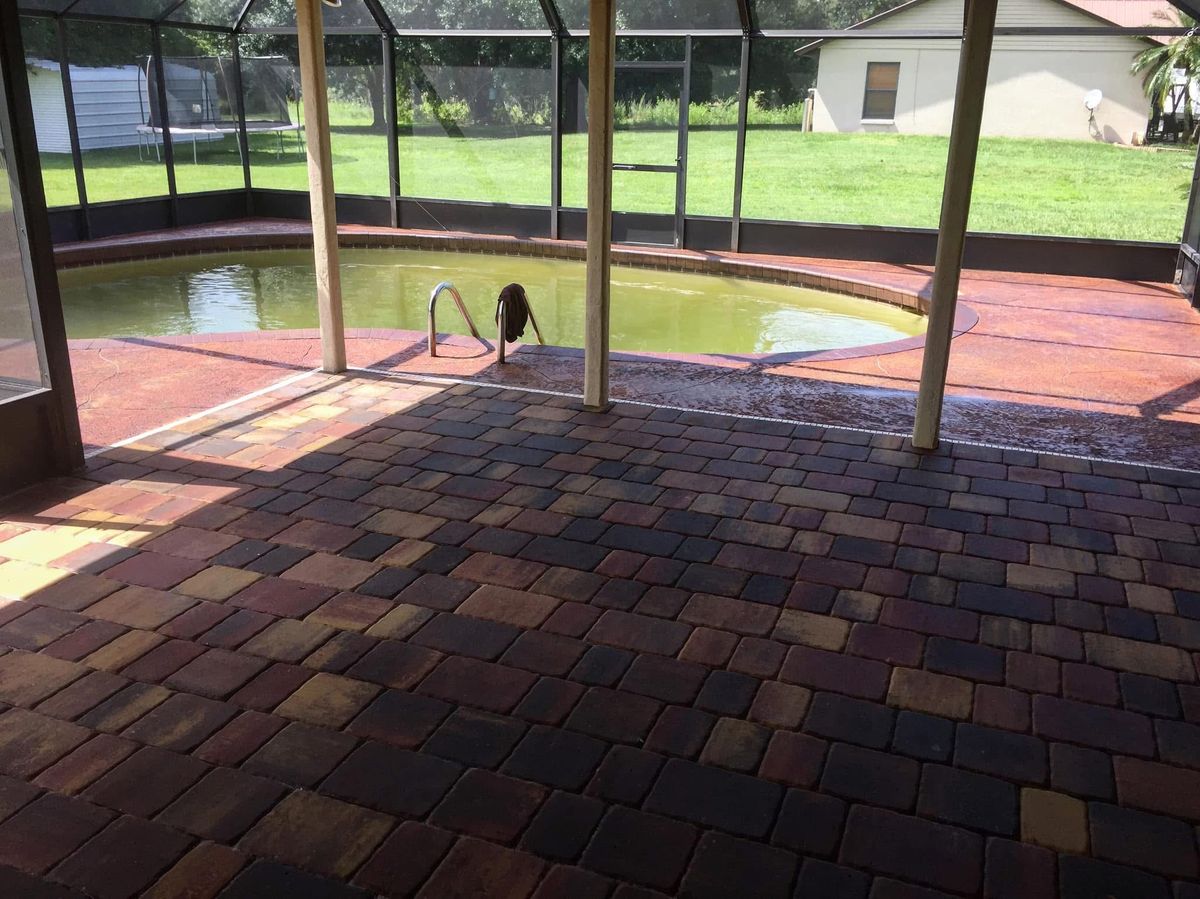 Stamped Concrete Installation for All Phases Decorative Concrete in Sebring, FL