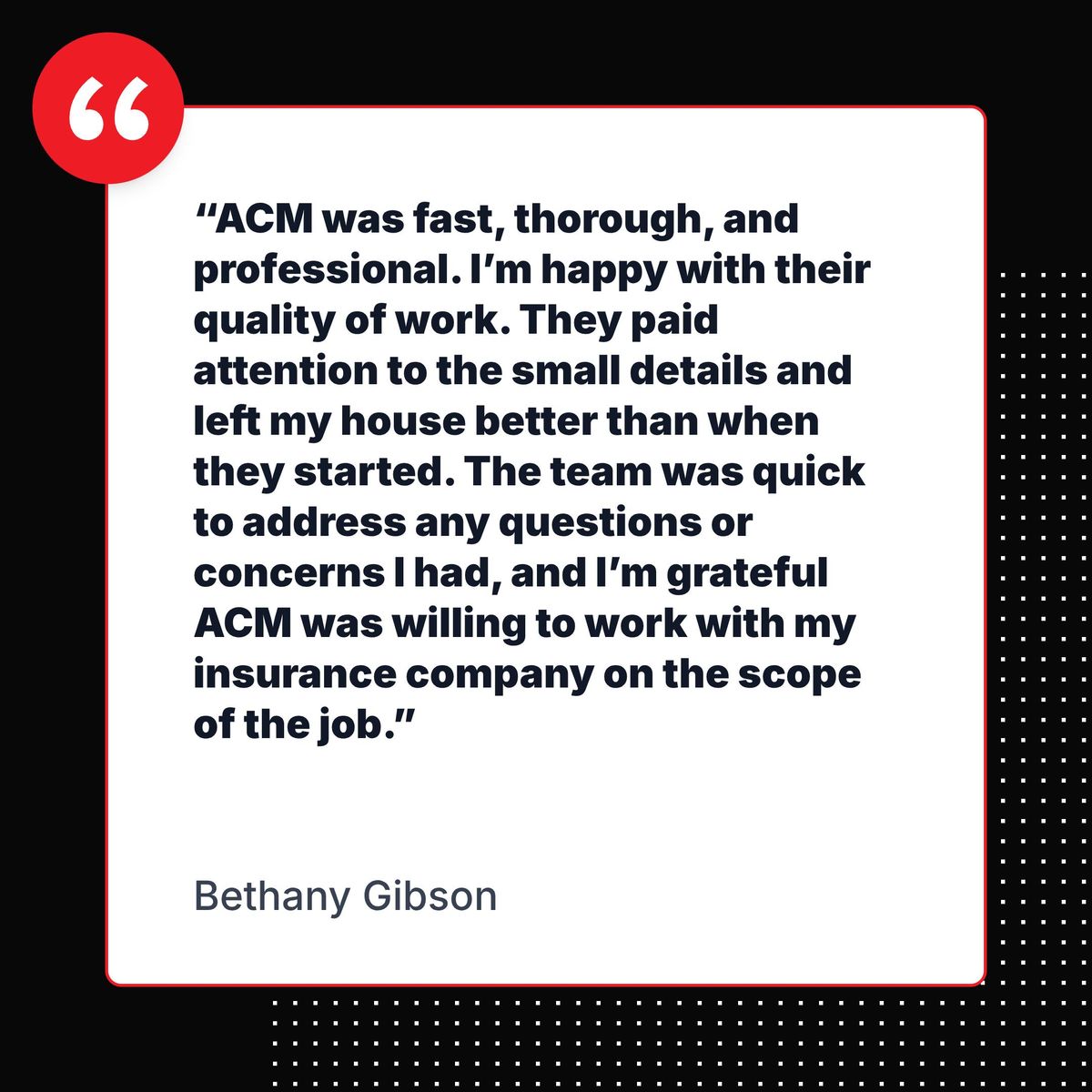 Consulting for ACM Environmental in Salt Lake City, UT