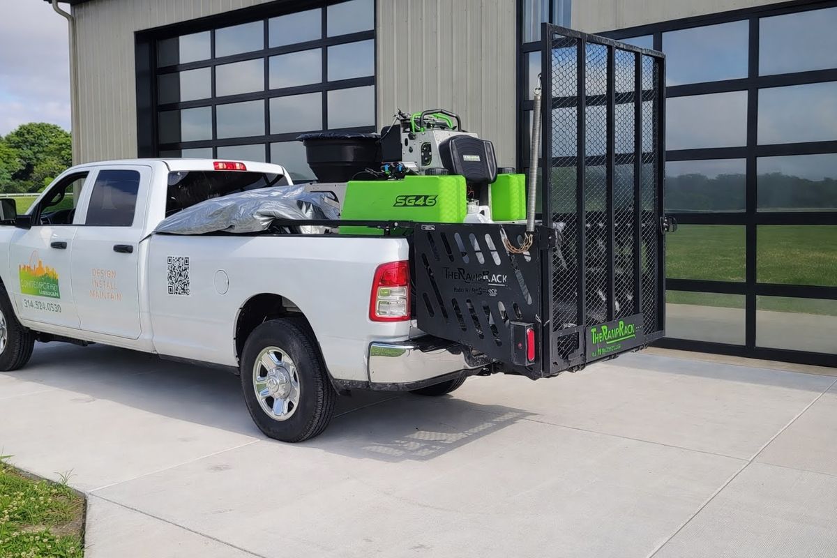 Irrigation Services for Contemporary Landscape in St. Louis, MO