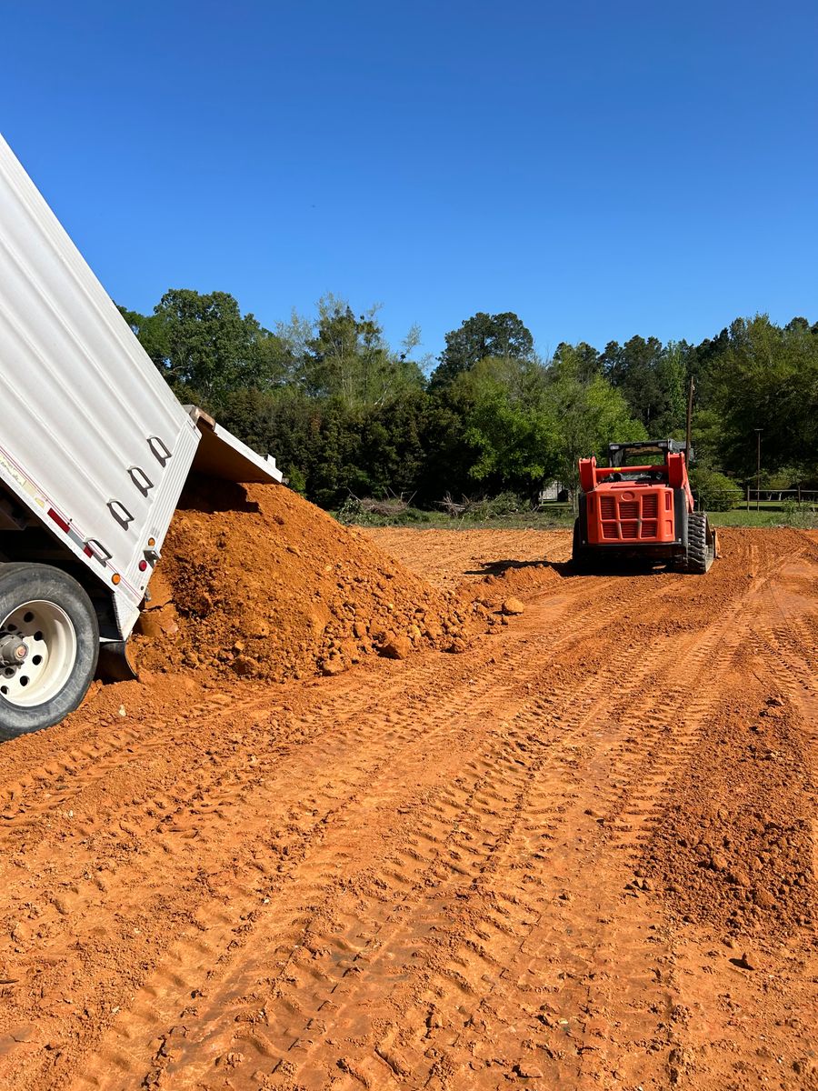 House pads & Driveway Installations for Lambert Equipment Services in Hessmer, LA