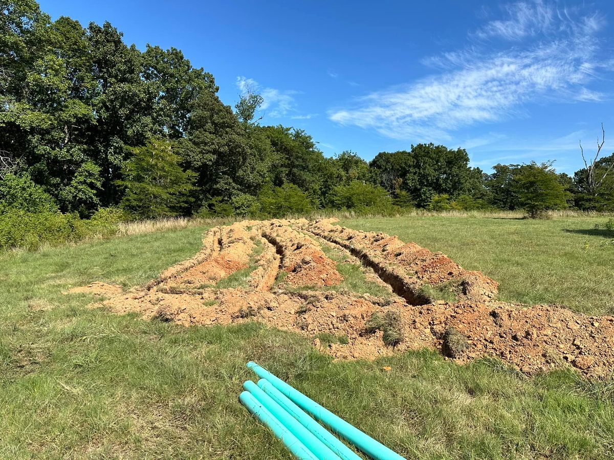 Site Preparation for Boyd Septic & Utility LLC in West Fork, AR