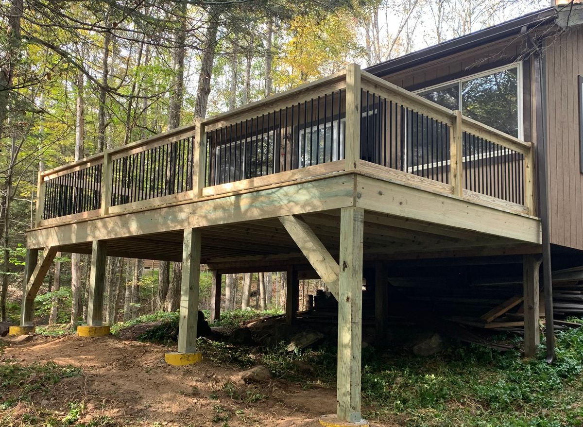 Deck and Patio Installation for Wood Home Creations in Carbondale, PA