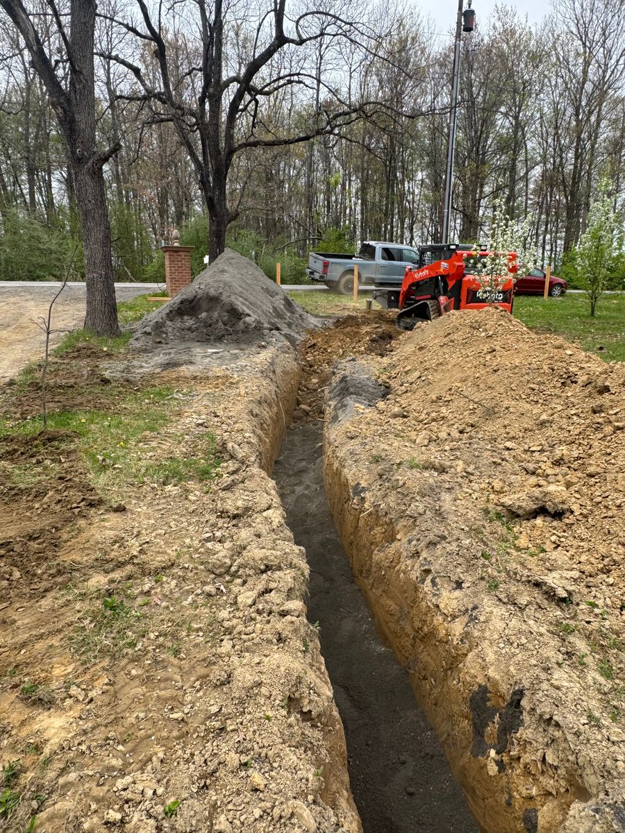 Foundation & Footer Excavation for Tri County Enterprises in Benton, PA