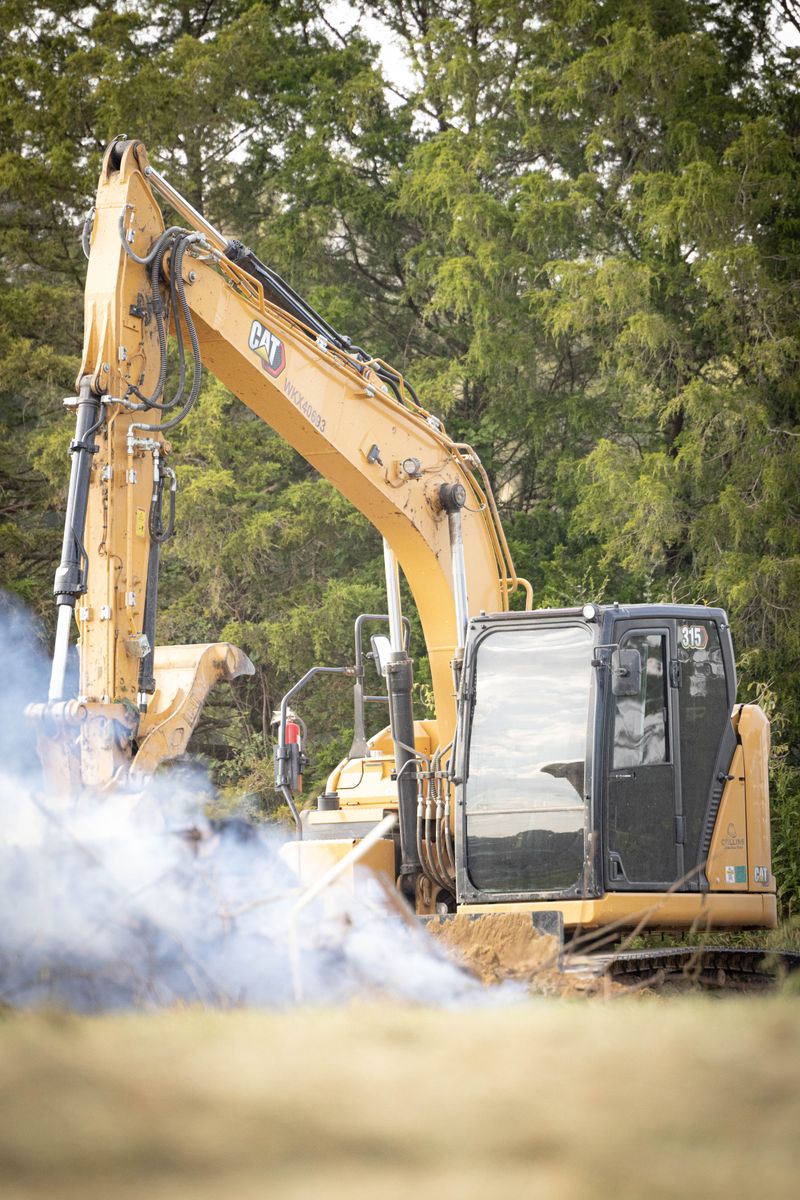 Excavation for Collins Constructors in Fyffe, AL