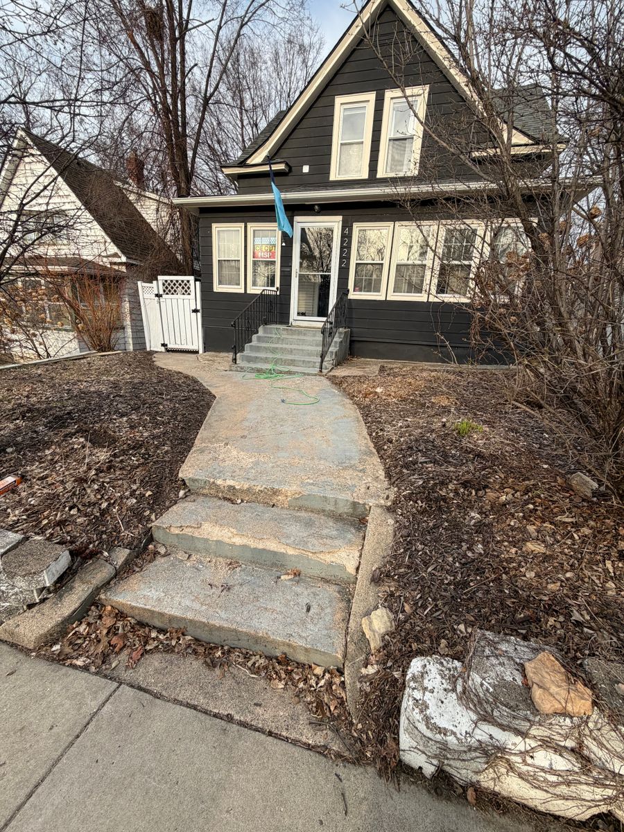 Concrete steps & stoop Installation/ Overcoat repair for Mickelson Concrete LLC  in Prior Lake, MN