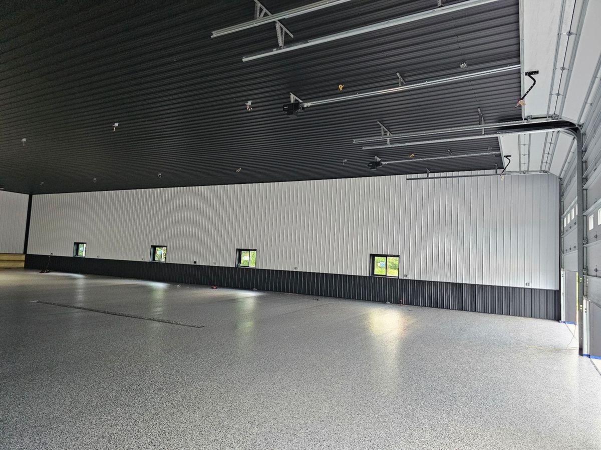 Epoxy Floor Coating for Majestic Concrete and Landscape in Cross Lake, MN