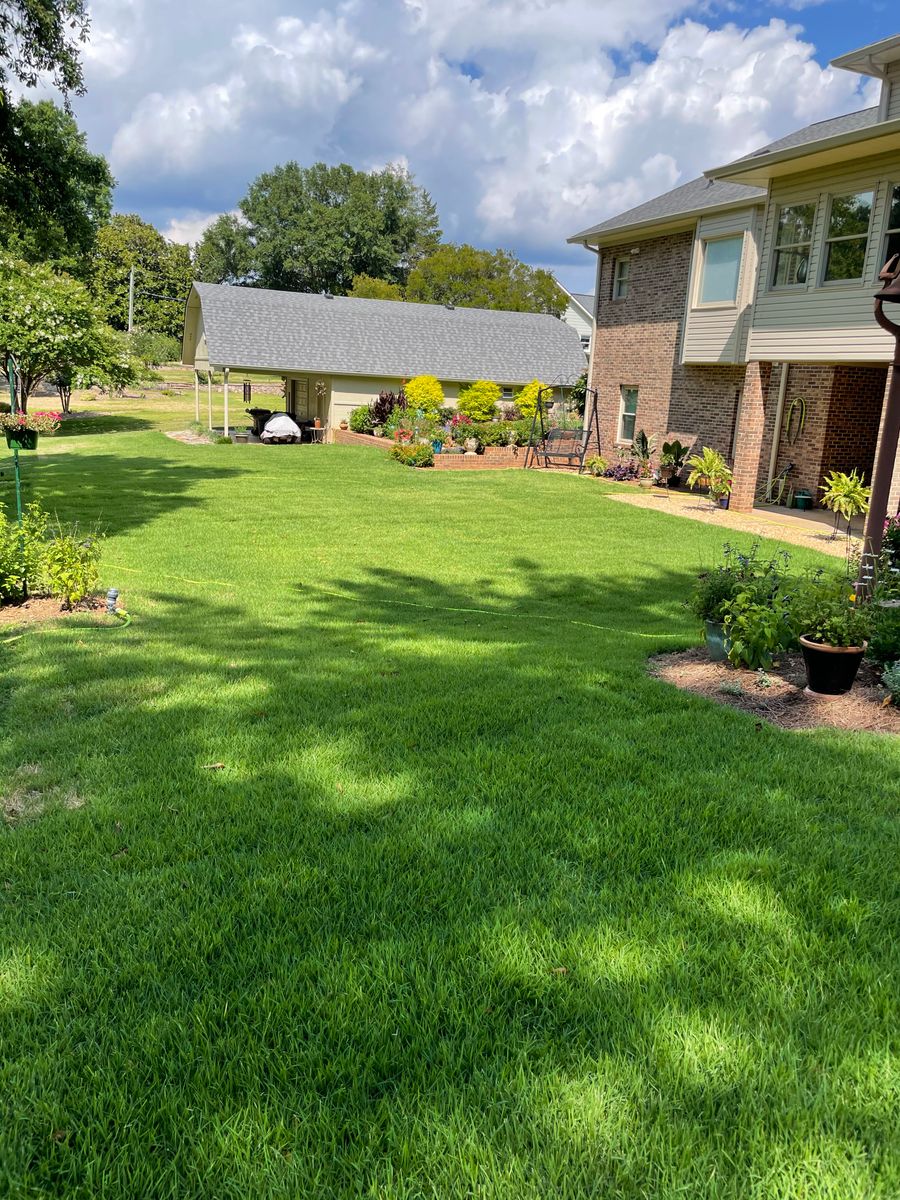 Landscape Installation for Peach State Landscaping in Hartwell, GA