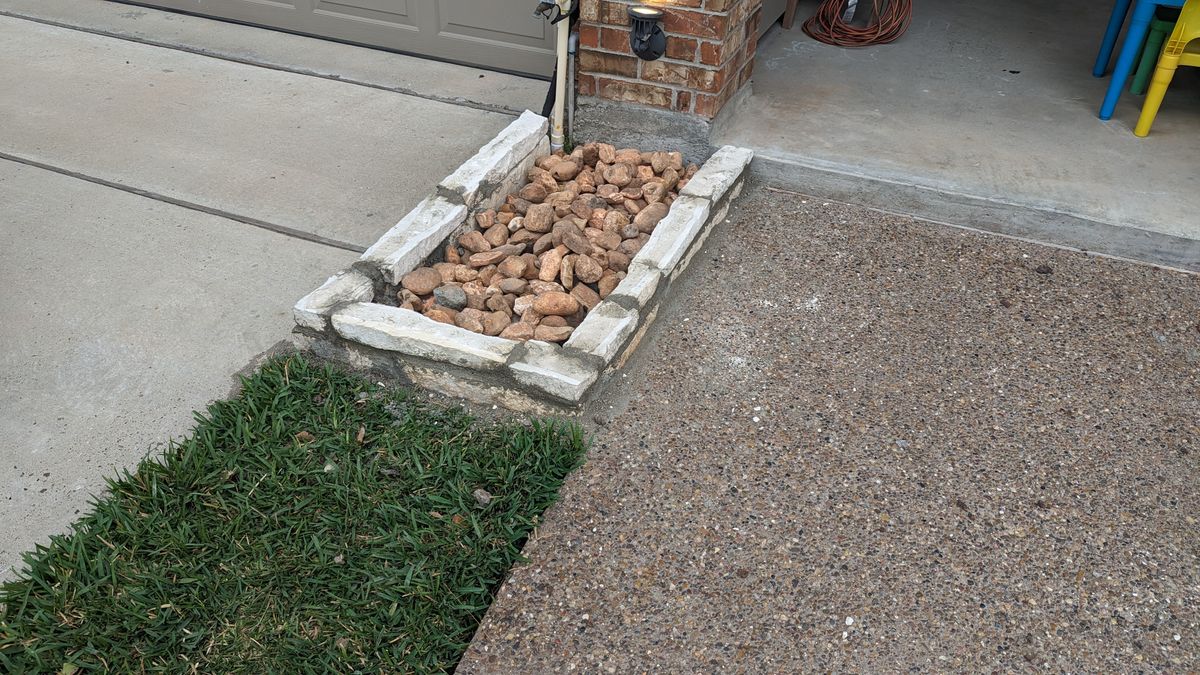 Retaining Wall Construction for Sparkling City Outdoor Designs in Corpus Christi, TX