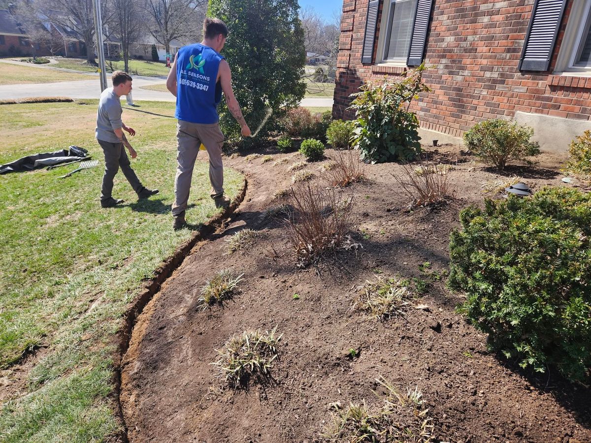 Landscape Installation for All Seasons Property Maintenance in Louisville, KY