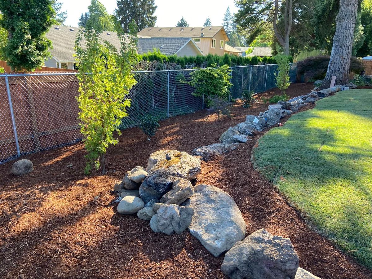 Retaining Wall Construction for Churape And Son's Landscaping in Vancouver, WA