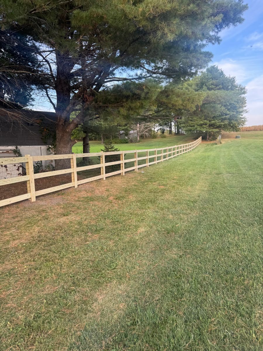 Fence Installation & Repairs for Risner Construction in De Motte, IN