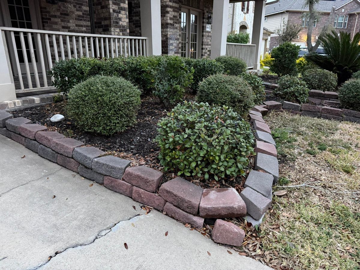 Landscaping for Texas Curb N Borders in Houston, TX