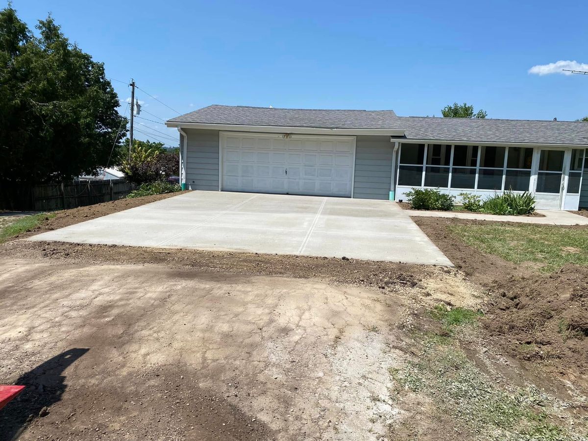 Driveway Install for TDC Excavating in Dubuque, IA