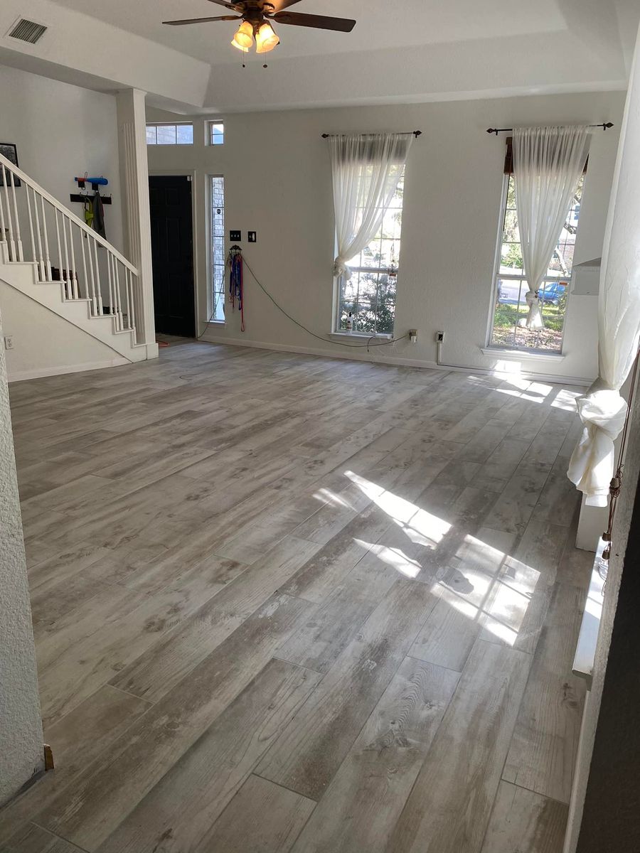 Commercial Construction for JVR TILE & Remodeling in San Antonio, TX