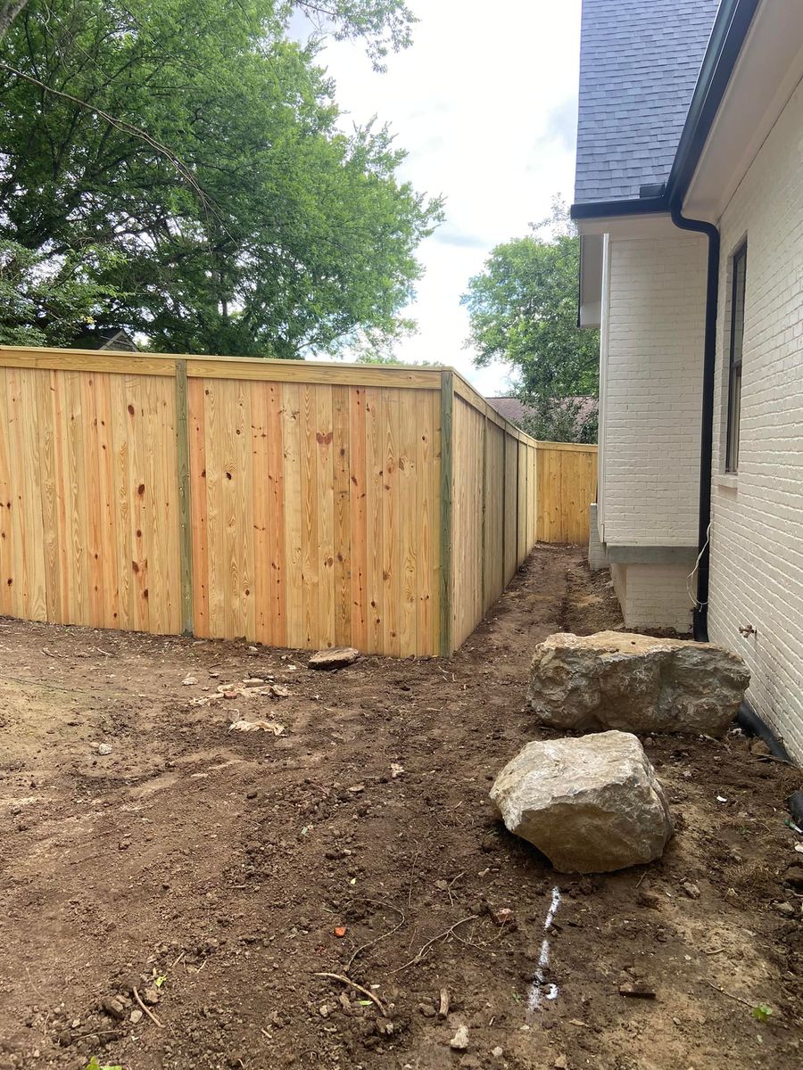 Fencing for A Step Above Construction in Woodbury, TN