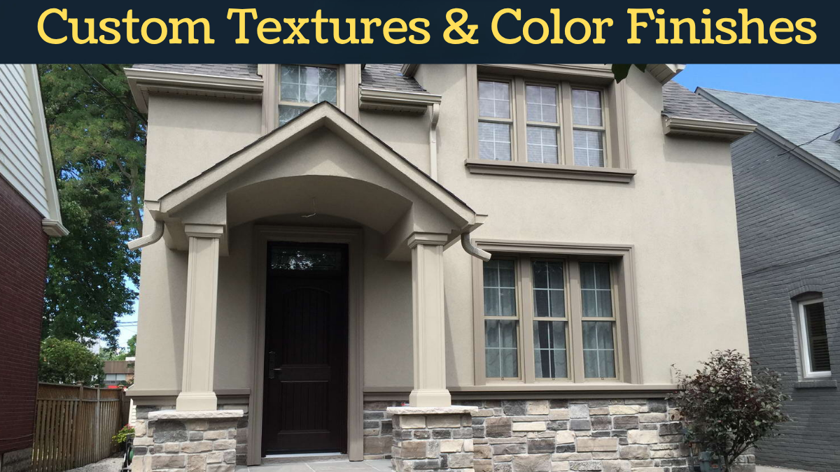 Stucco for Texas Estate Construction in West University Place, TX