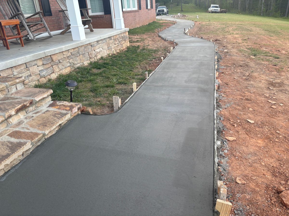 Concrete for Allred Construction in Heflin, AL