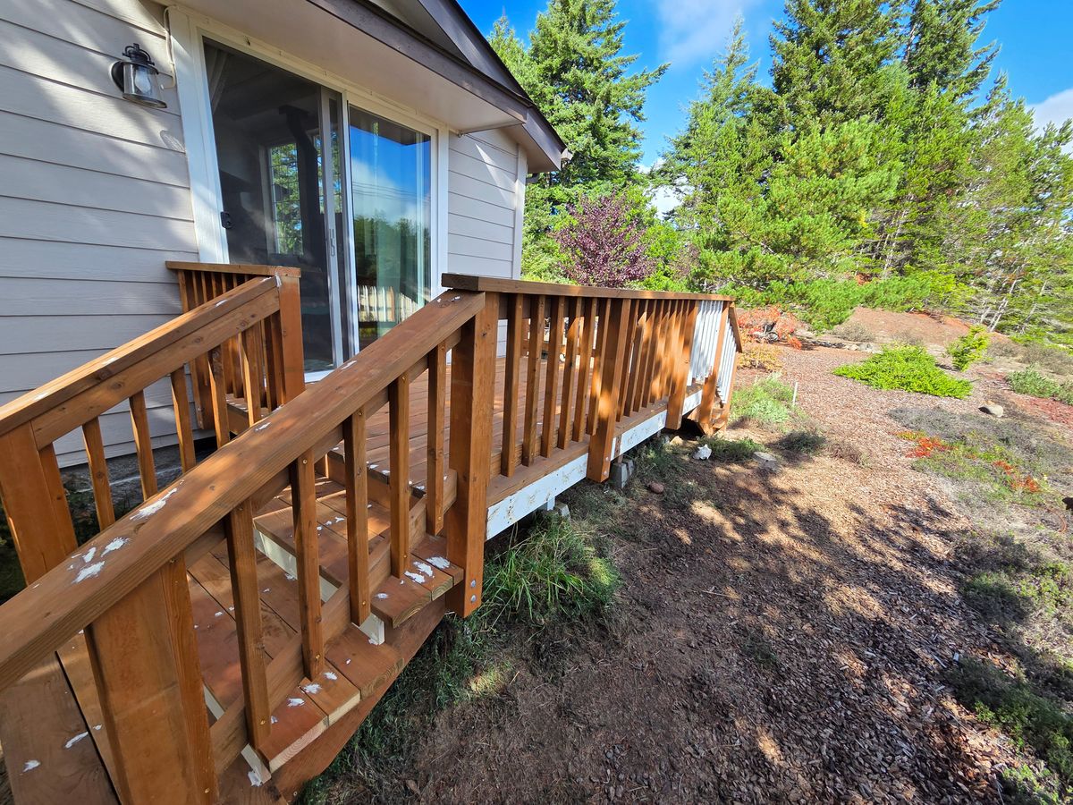Deck Installation for BTC Construction in Florence, OR