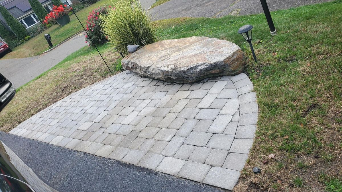 Custom Stonework for Evolution Earthscapes, LLC in Ludlow, MA