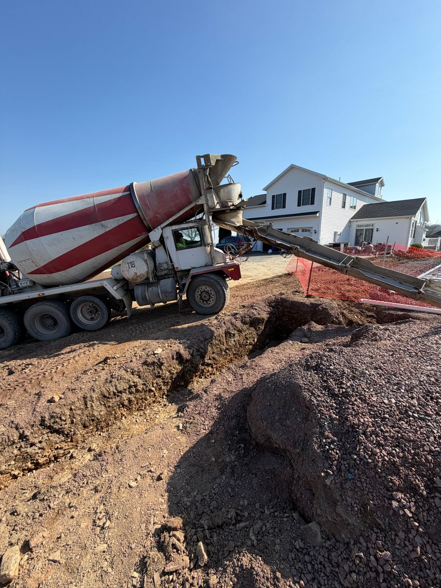 Concrete Driveway Installation for Tri County Enterprises in Danville, PA