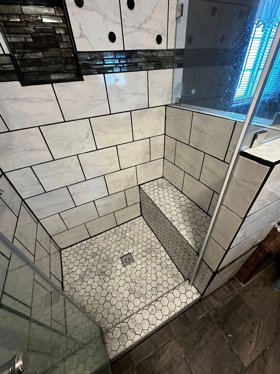 Tiling for Owens Upgrades LLC in Waynesville, MO
