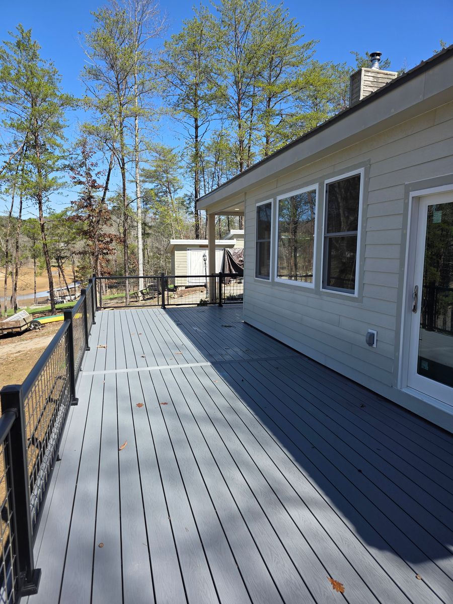 Deck Construction for Clear Path Contracting & Services Inc. in New Tazewell, TN