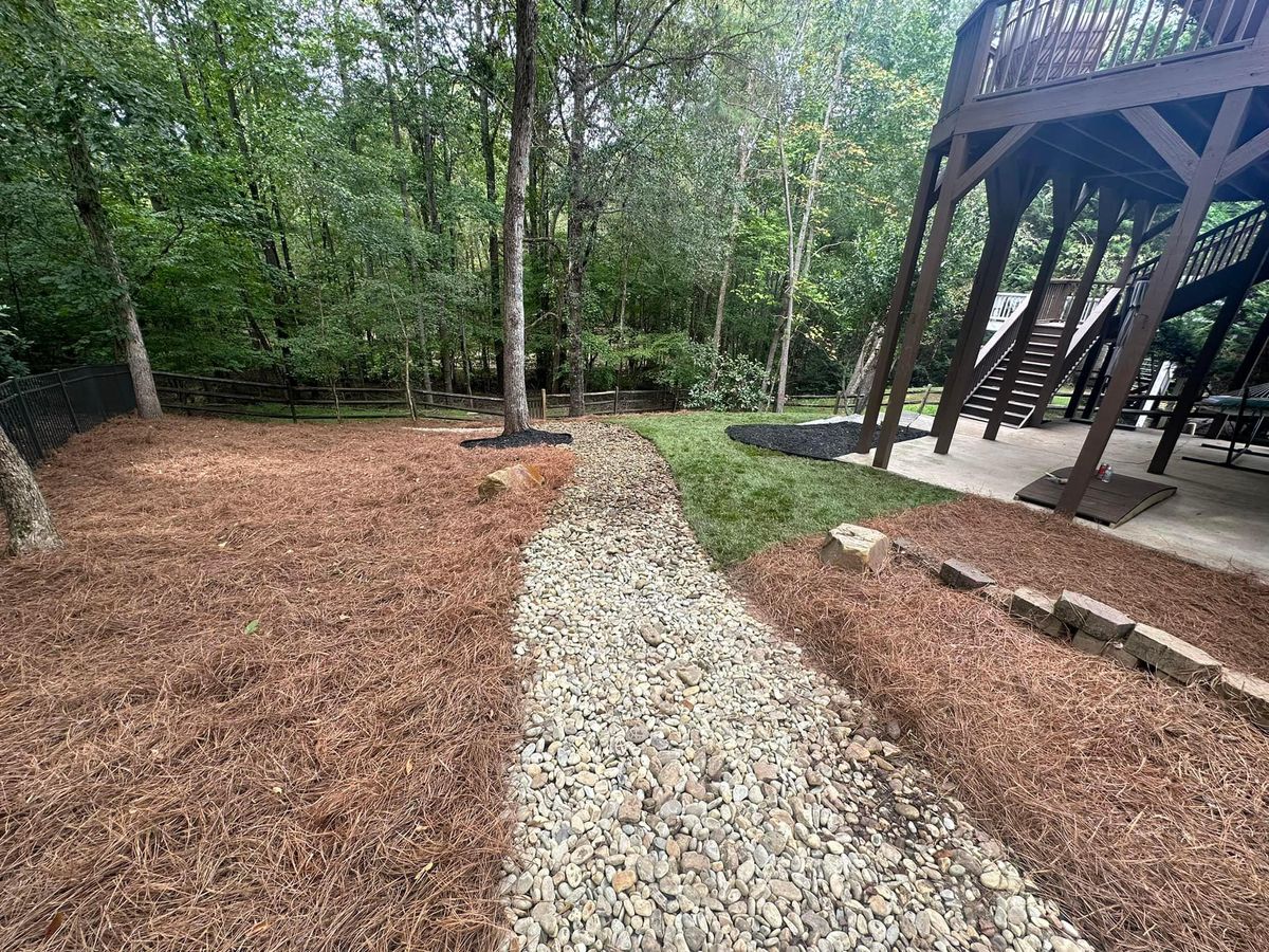 Landscape Installation for Cisco Kid Landscaping Inc. in Lincolnton, NC