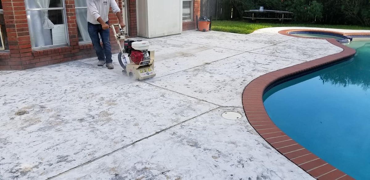 Pool Remodels for Texas Curb N Borders in Houston, TX