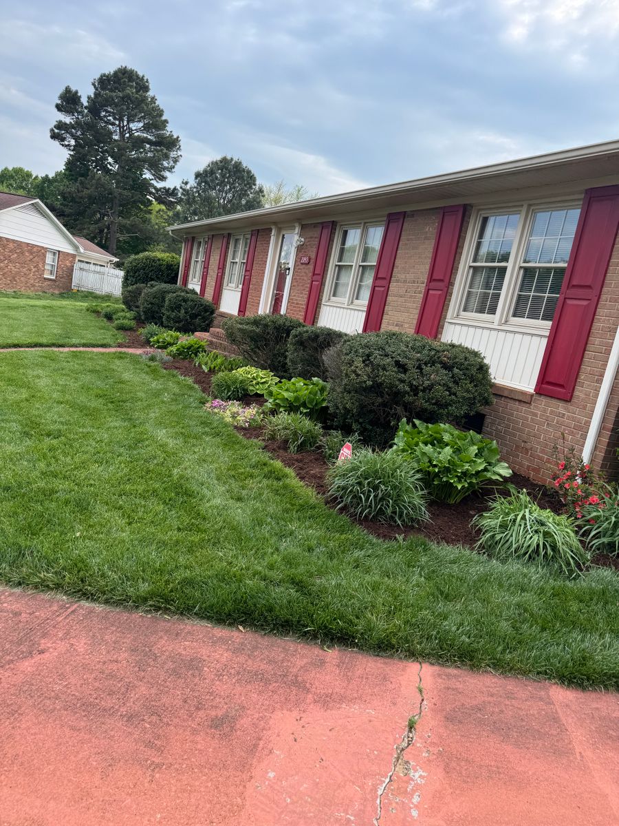 Landscape Design & Install for CW Lawn & Landscape in Hickory, NC