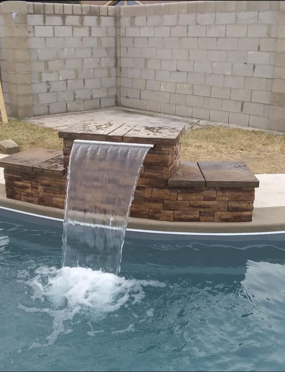 Custom Pool Construction for Alvarado Pool and Concrete in El Paso, TX