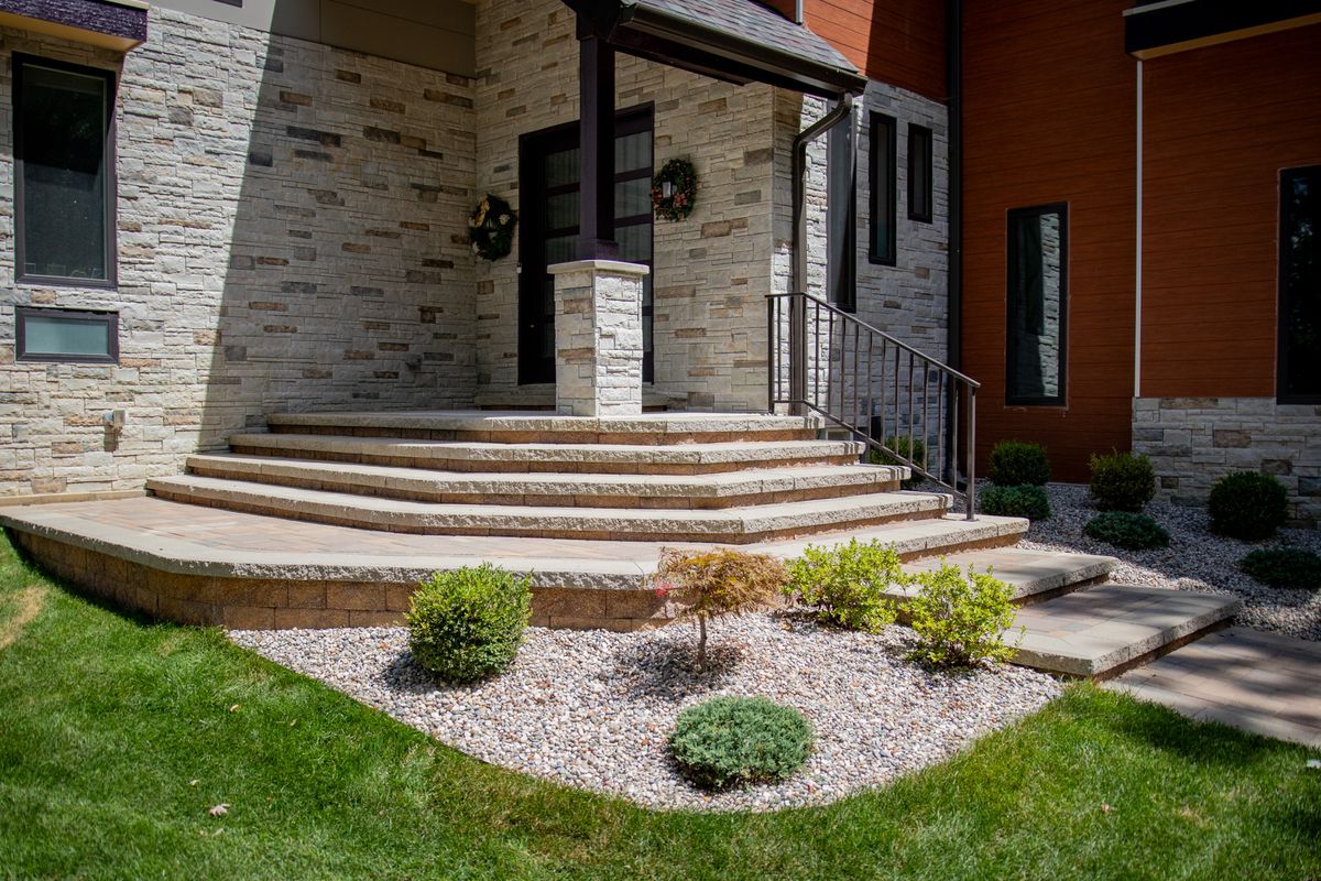 Paver Patio Installation for Sunstone Construction in Oakland County, MI