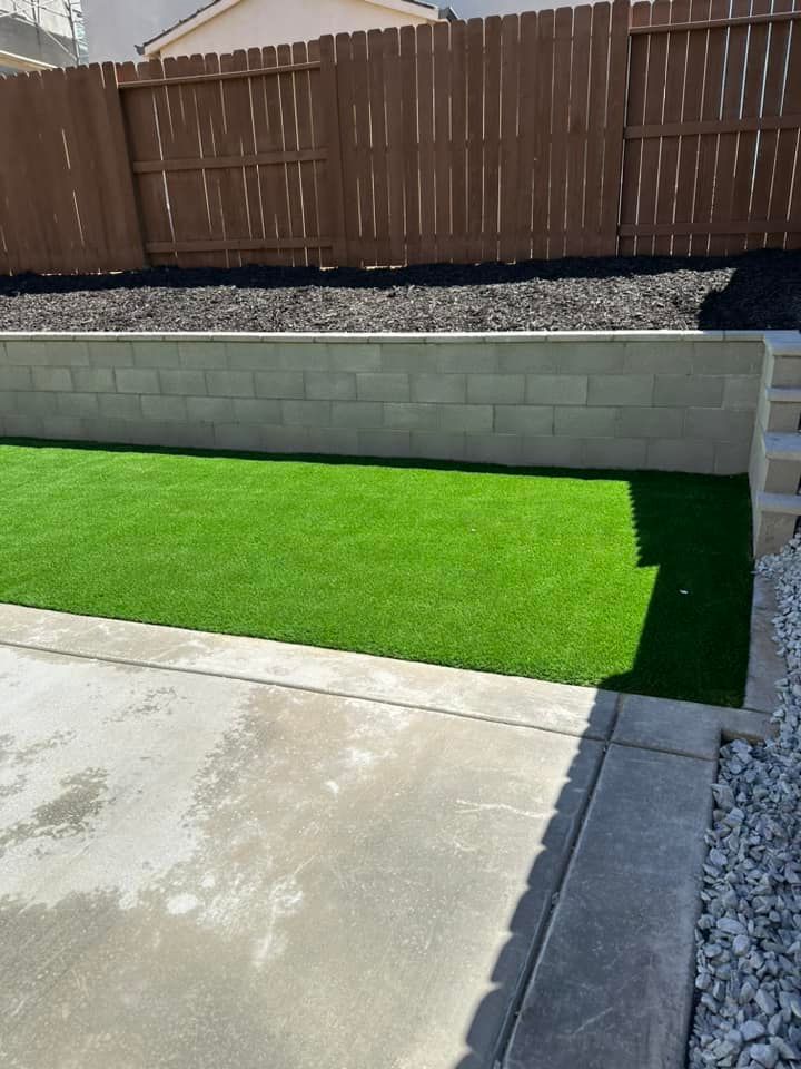 Retaining Wall Construction for ALOV Landscaping in Stockton, CA