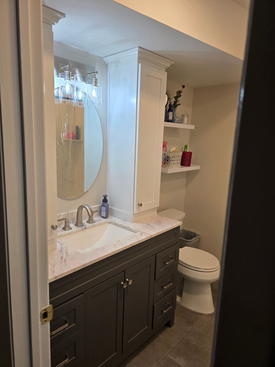 Bathroom Renovation for Plum Line Contracting in Martinsville, NJ